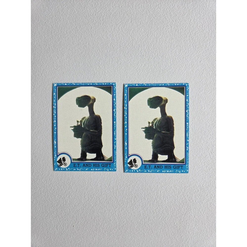 1982 Topps E.T. The Extra-Terrestrial Movie Cards Lot Of 24 Cards Plus Stickers